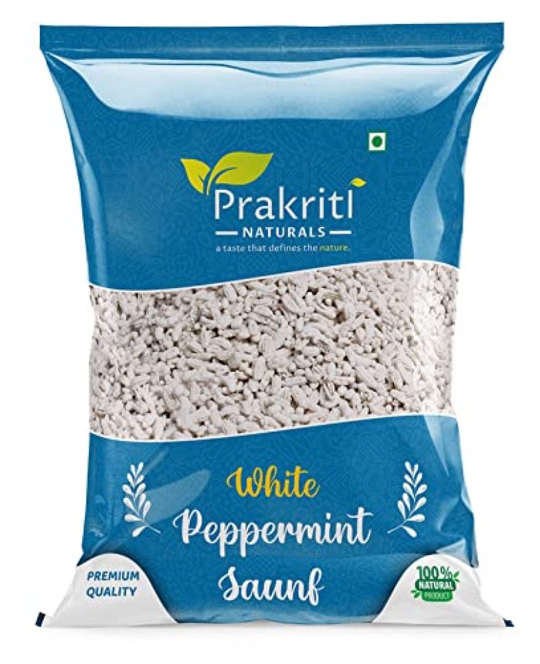 Prakriti Naturals® Peppermint Coated Fennel Seed | Madrasi Saunf (400 Gram)