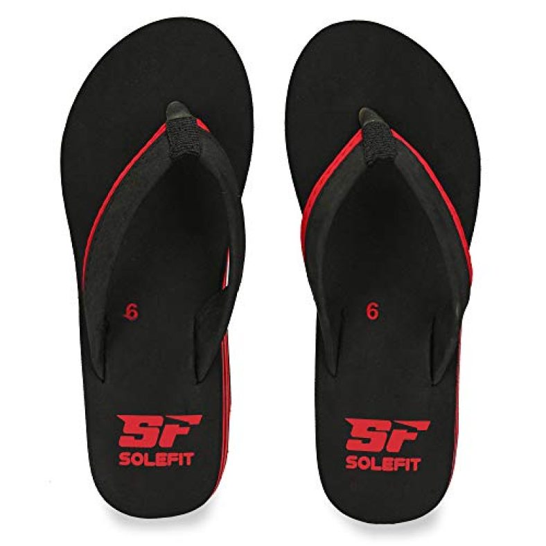 Solefit Women’S Black Slippers-4 Uk (Slft-0063)