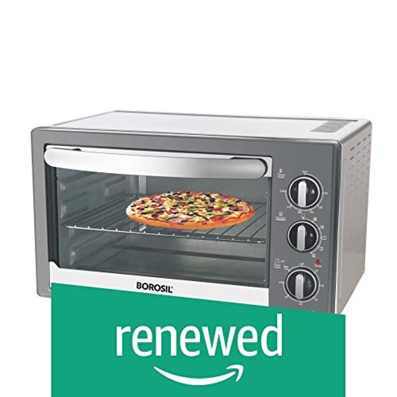 (Renewed) Borosil Prima 42 L Otg, With Motorised Rotisserie And Convection, 2000 W, 6 Stage Heating Function, Silver