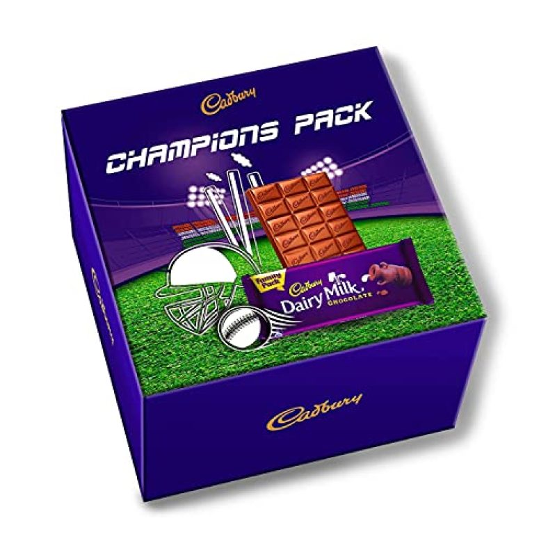 Cadbury Milk Chocolates Champion’S Box, 390G, 4 Count (Pack Of 1)