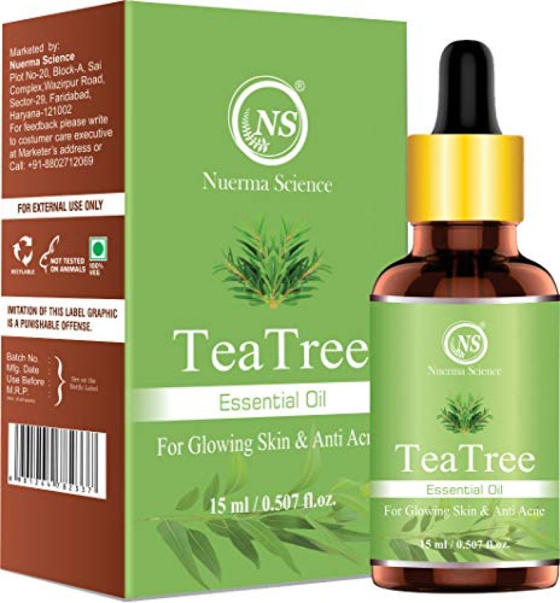 Nuerma Science Australian Tea Tree Essential Oil For Anti Acne & Glowing Skin