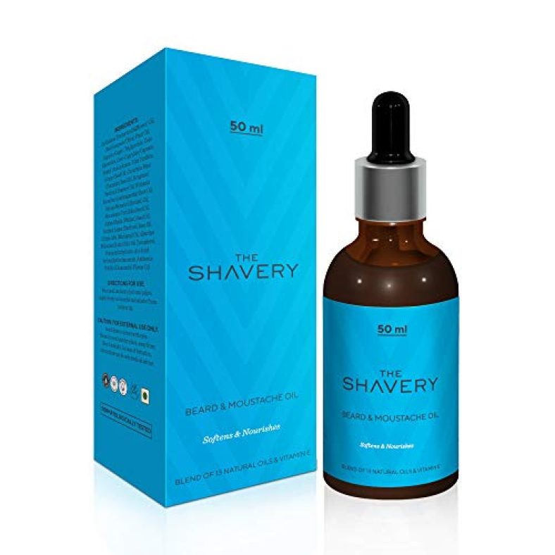 Amazon Brand – The Shavery Beard & Moustache Oil – 50Ml