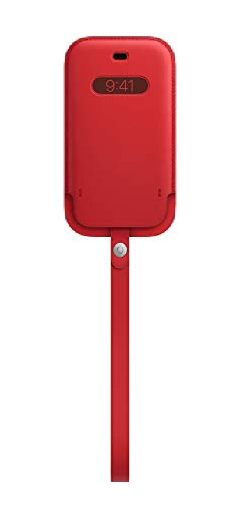 Apple Leather Sleeve With Magsafe (For Iphone 12 Mini) – (Product) Red