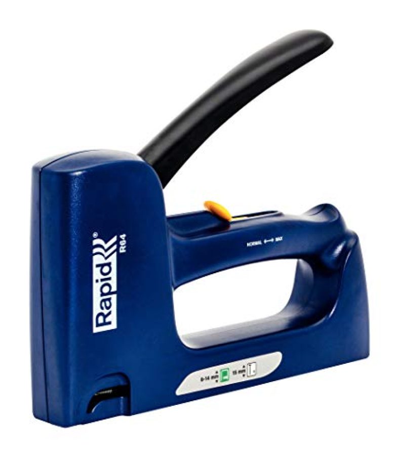 Rapid Dual Staple Gun With Dual Magazine And 2-Step Force Adjuster