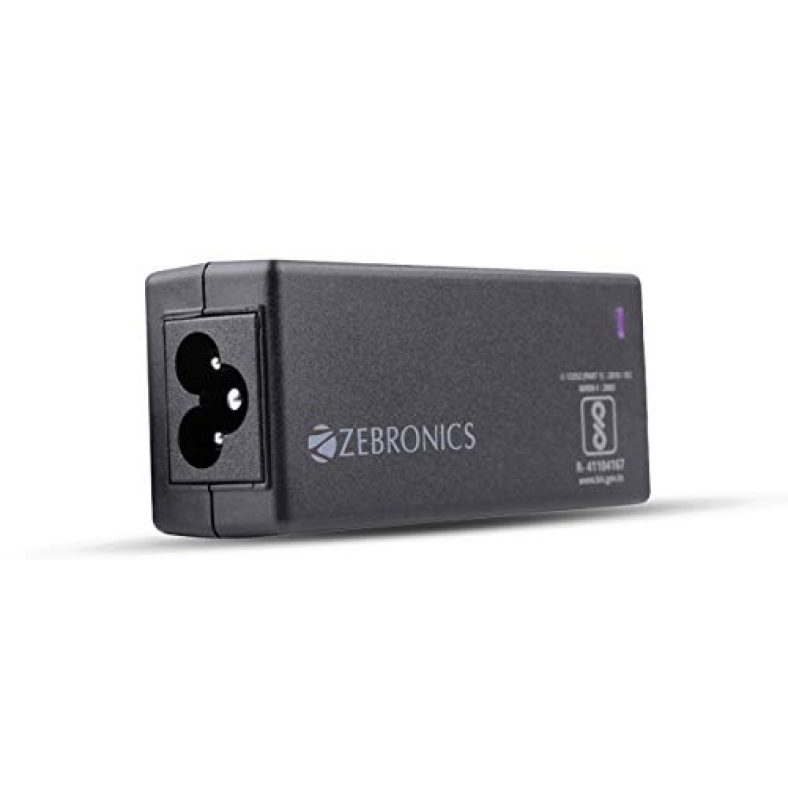 Zebronics Zeb-La453019545D 19.5V/65W Laptop Adapter With 4.5X 3Mm Connector With Led Indicator