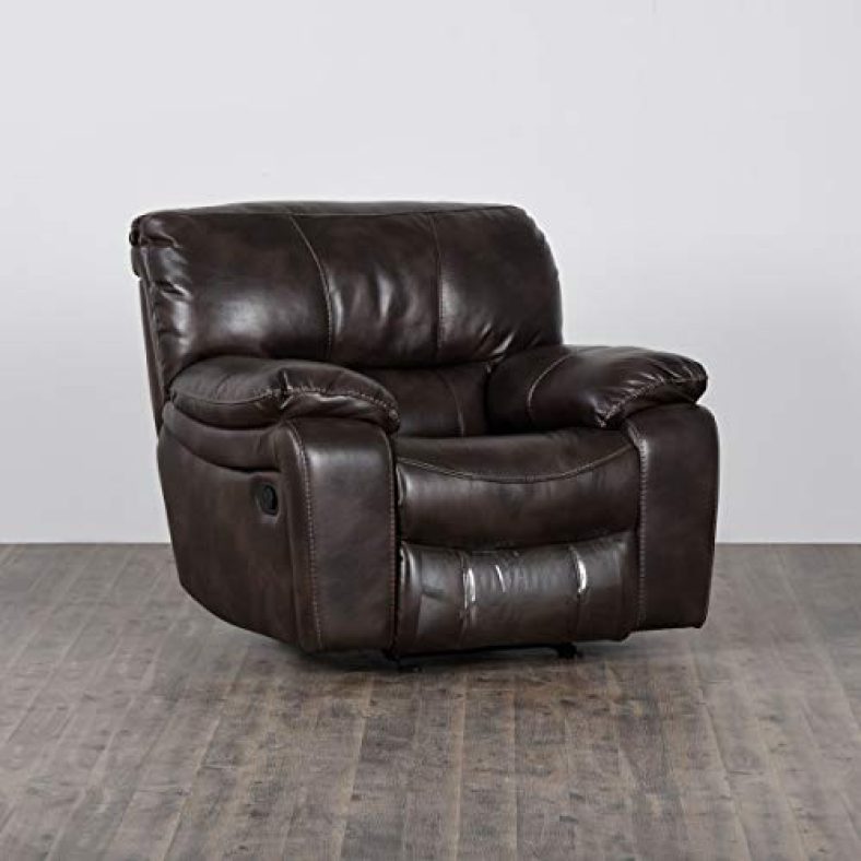 Home Centre Apollo Solid One-Seater Recliner – Brown