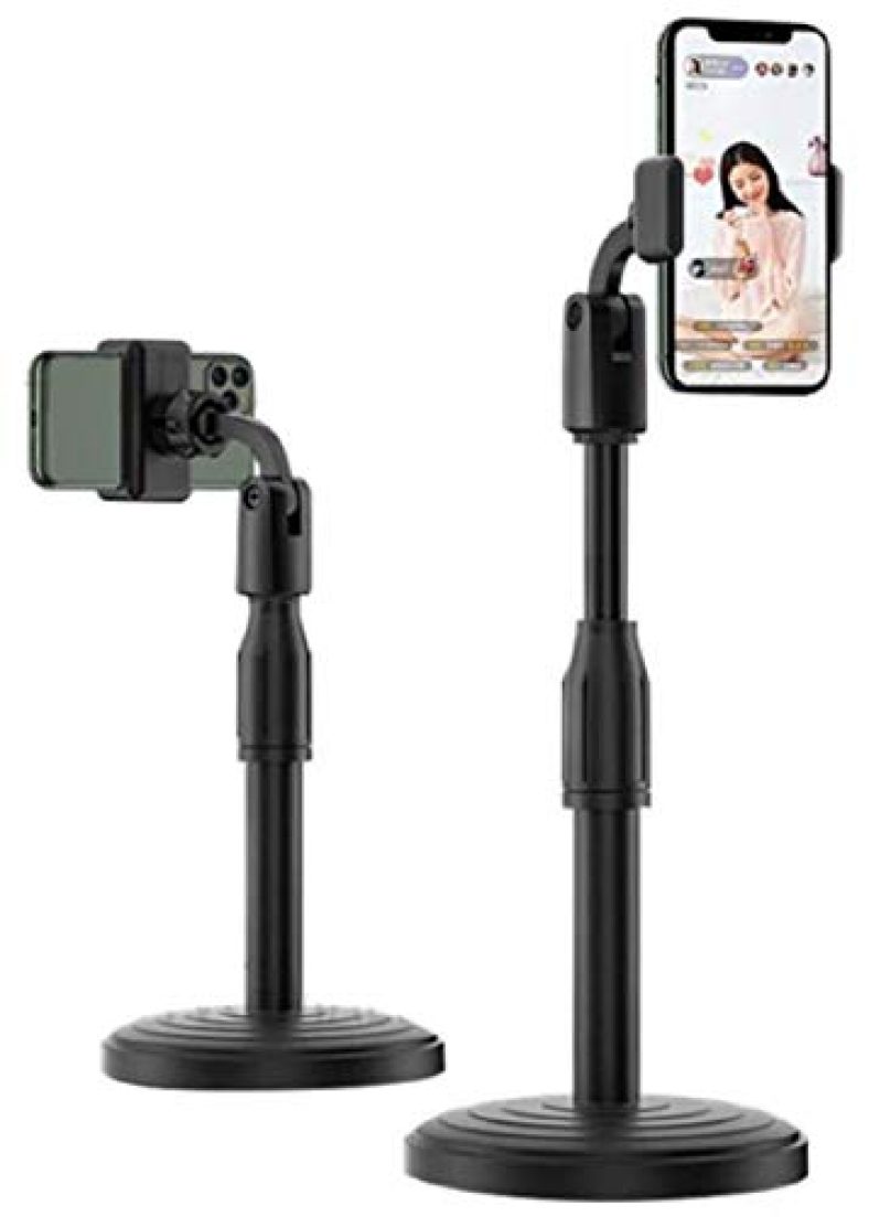 Loopan Desktop Phone Holder Stand For Phone Compatible With All Smartphone Desktop Mobile Phone Holder For Desk, Bed, Table, Office, Video Recording, Home & Online Classes