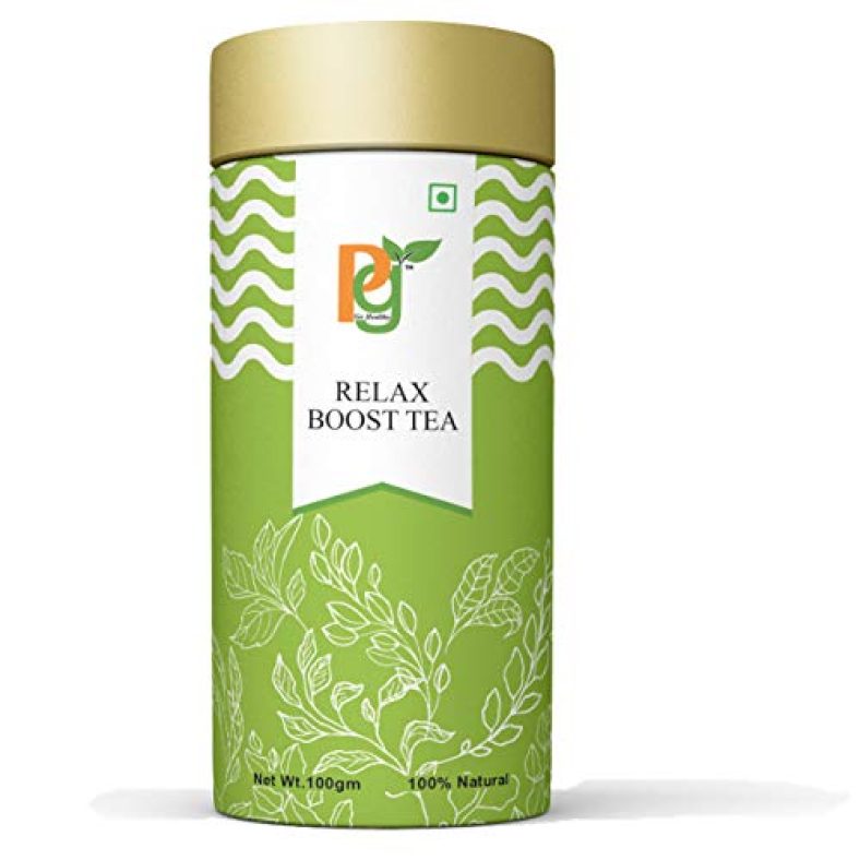 Pg Relax Boost Tea 100 Gram Tin Jar, 100 G