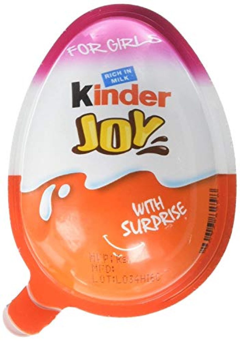 Kinder Joy Chocolates For Girls, 24 Pieces