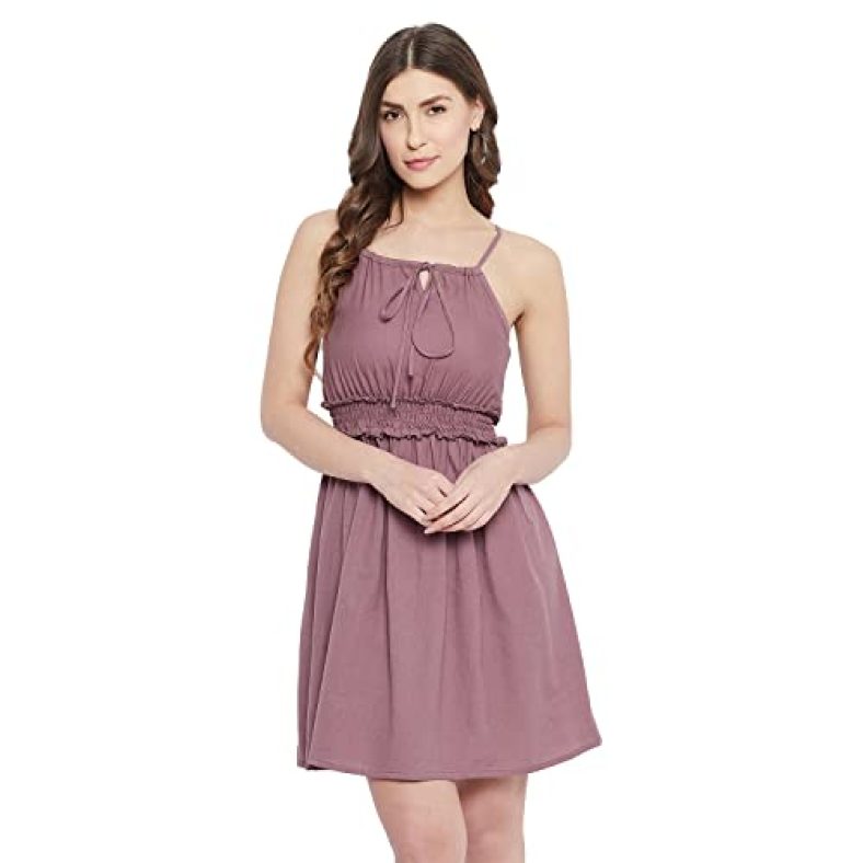 Jhankhi Purple Stringlet Dress