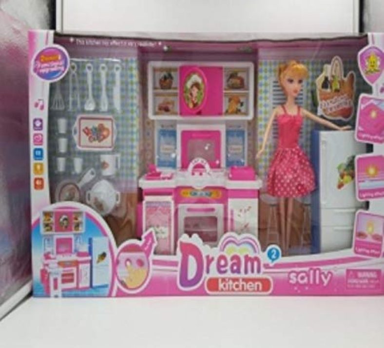 Brunte Indian Doll House Dream Furniture Set Great Playset Toys For Kids