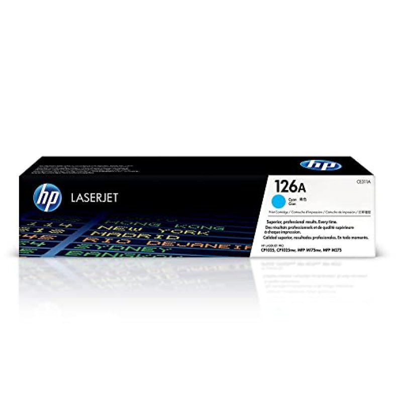 Hp 126A Original Laserjet Toner Cartridge, Cyan