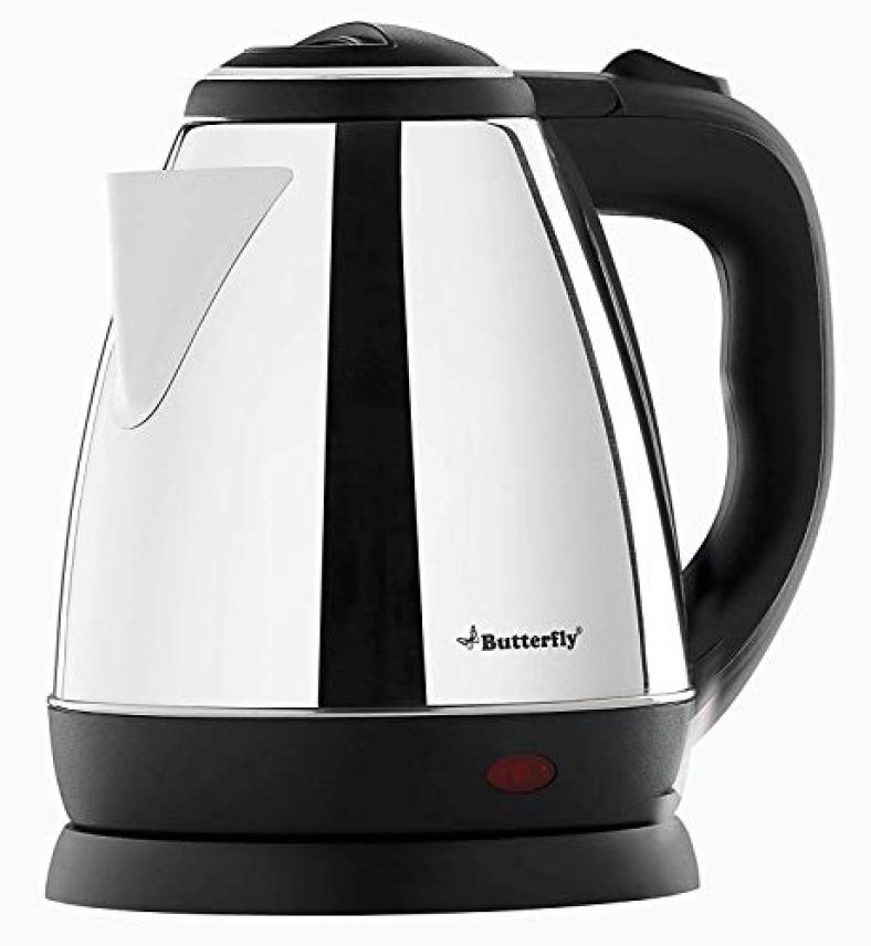 (Renewed) Butterfly Ekn 1.5-Litre Water Kettle (Silver With Black)