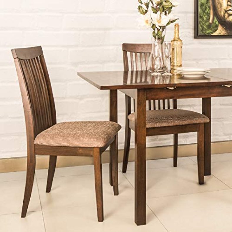 Home Centre Hartford Dining Chair, Brown, Single Seat