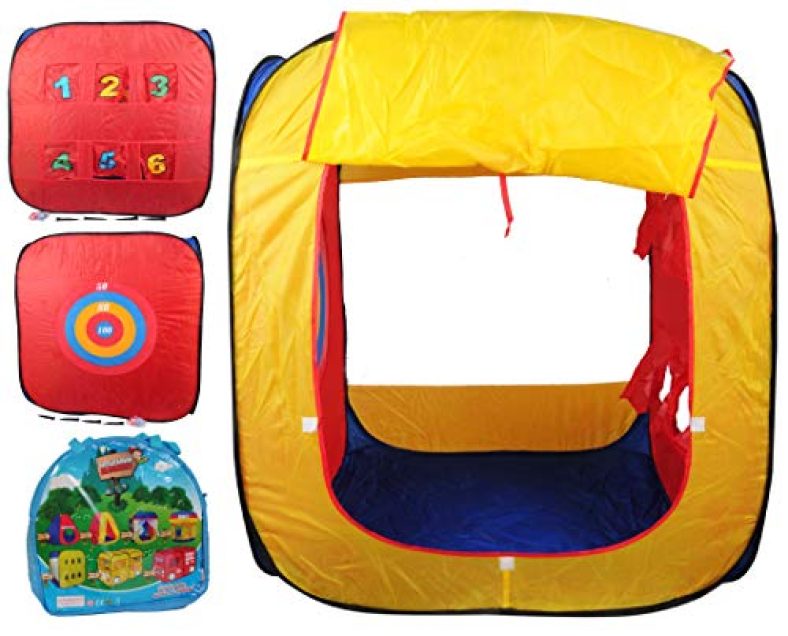 Toys Bhoomi Number’S Play Tent – 100% Safe Polyester Fabric- Multi Color