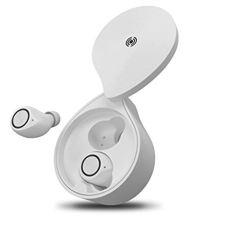 Boomaudio Shell Truly Wireless Bluetooth In Ear Headphone With Mic (White)