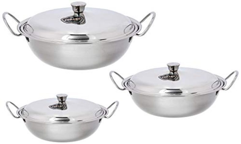 Sorabh 28Apd-3S Stainless Steel Apple Dish 28G Small For Home (Set Of 3)