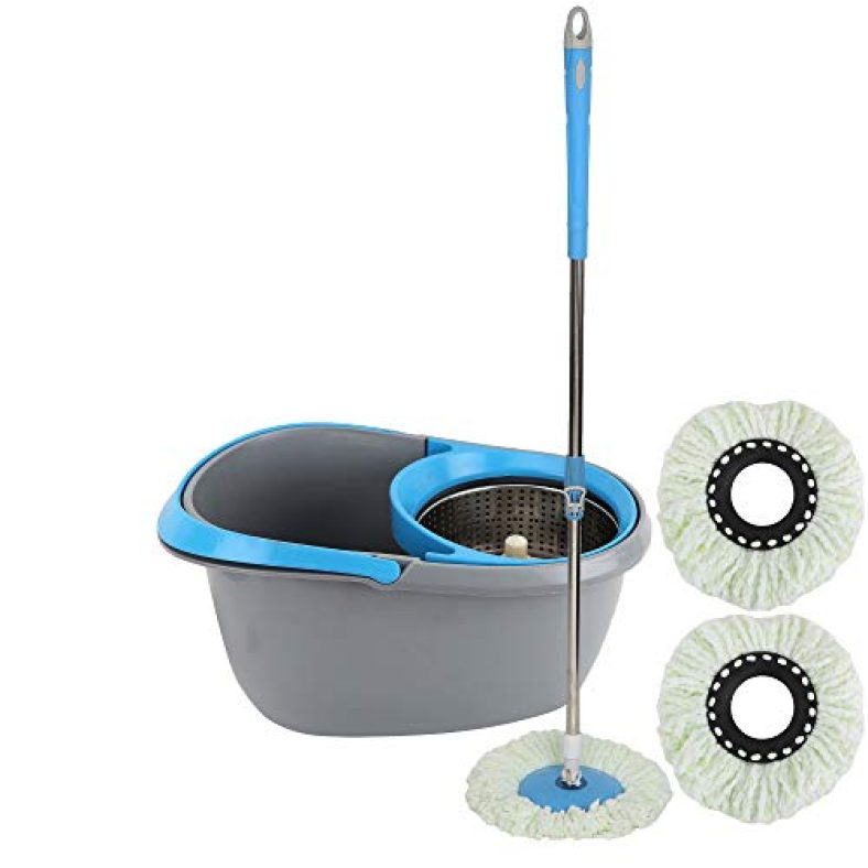 Frestol Steel Mop +3 Refill+Rod – Grey/Blue