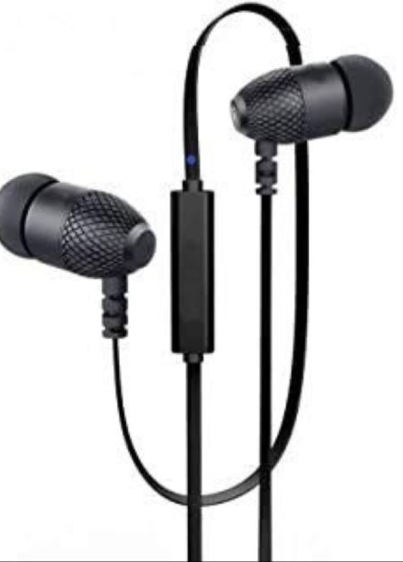 Jack Klein M-521 Wired In Ear Earphone With Mic (Black)  Set