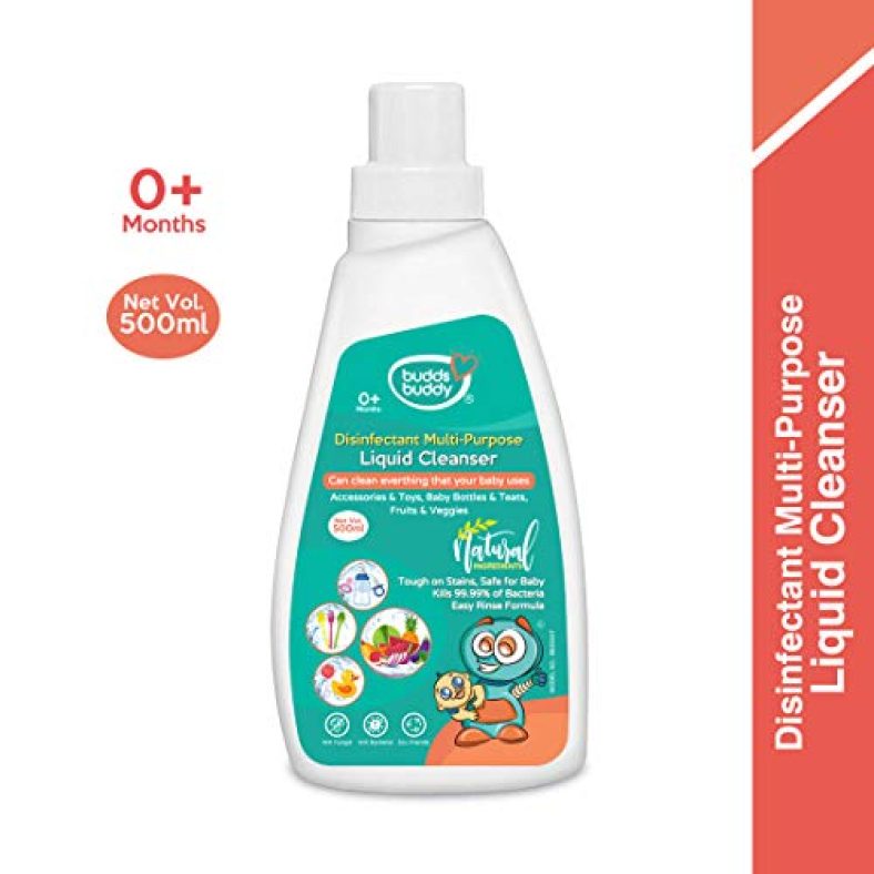 Buddsbuddy Disinfectant Multi Purpose Liquid Cleanser 500 Ml