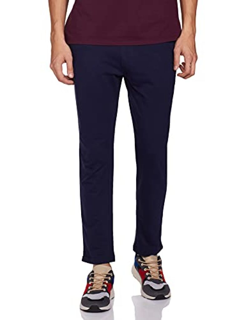 Lawman Pg3 Men’S Regular Track Pants (Law-Lp-102-Ct_Navy Blue_L)