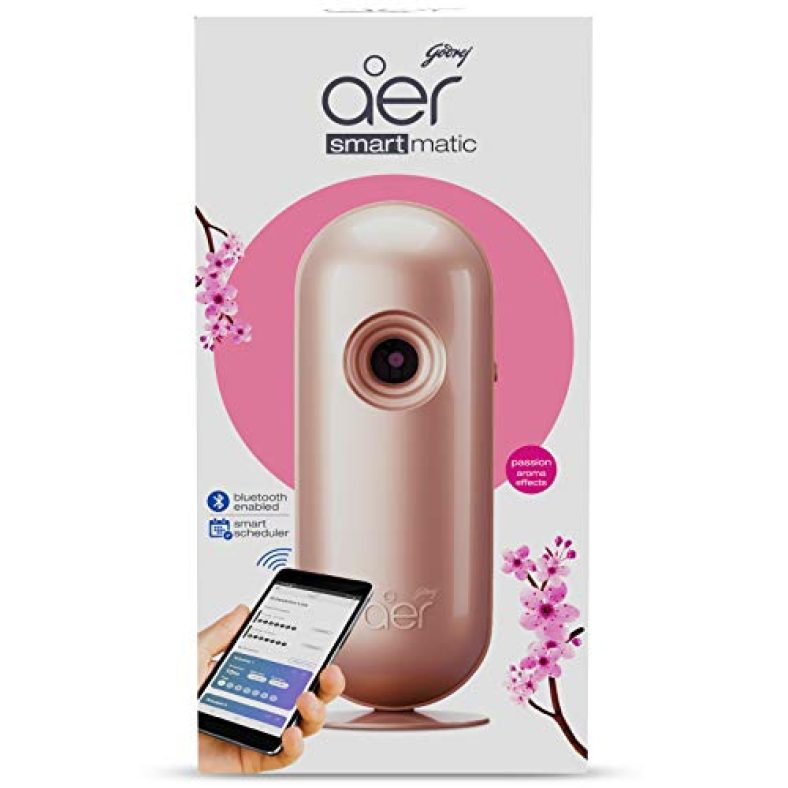 Godrej Aer Smart Matic Kit – Bluetooth Enabled Automatic Air Freshener | Passion (225Ml)