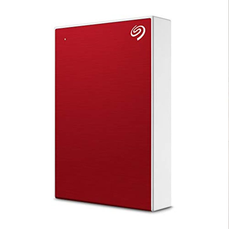 Seagate One Touch 4Tb External Hdd With Password Protection – Red, For Windows And Mac, With 3 Yr Data Recovery Services, And 4 Months Adobe Cc Photography (Stkz4000403)
