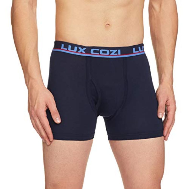 Lux Cozi Men’S Cotton Boxers (Pack Of 5) (8904209873101_Cozi_Bigshot_Longs_85_Assorted) (Color & Prints May Vary)