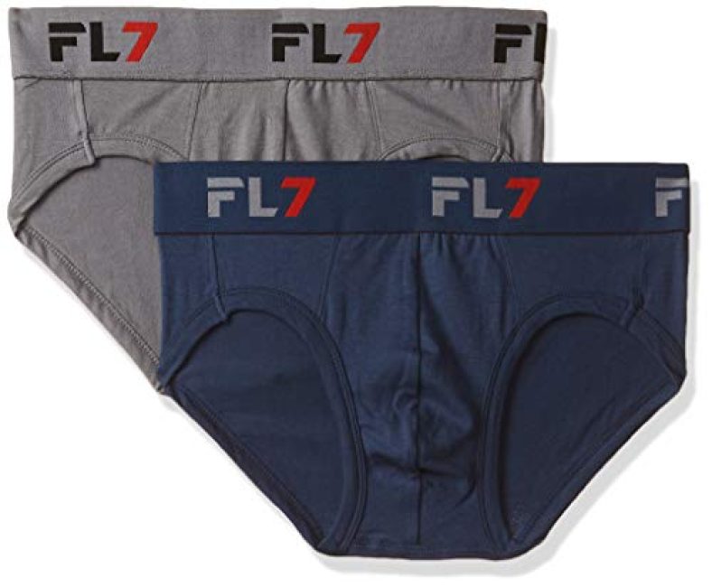 Fl7 Men’S Solid Brief (Pack Of 2) (Rfl07Bbrf2Px00080 And Print May Vary_80 Cm)