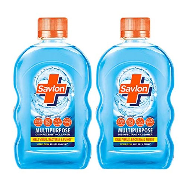 Savlon Multipurpose Disinfectant Cleaner Liquid, 500Ml (Pack Of 2) | Kills Germs On Multiple Surfaces – Surfaces/Floor/Laundry | (500Ml, Citrus Fresh Fragrance)