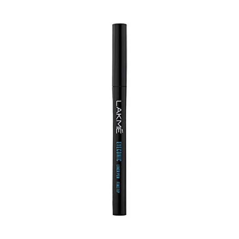 Lakme Eyeconic Liquid Eye Liner Pen, Black, Long Lasting Matte Waterproof Liner With Fine Tip For Precision – Smudge Proof Eye Makeup For 14 Hrs, 1 Ml