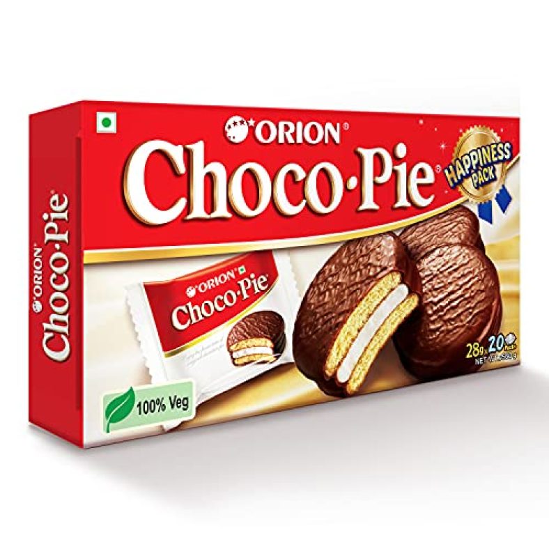 Orion Choco Pie, Chocolate Biscuits Gift Box (20 Pies)| Korean Snack