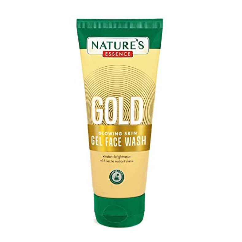 Nature’S Essence Gold Glowing Skin Gel Face Wash, 100 Ml