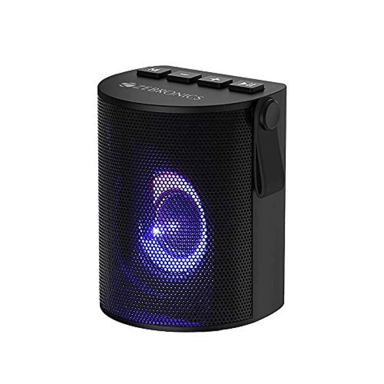 (Renewed) Zebronics Zeb-Bellow Portable Speaker With Bluetooth Supporting, Usb, Sd Card, Aux, Call Function, Built-In Fm