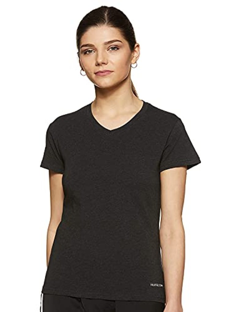 Fruit Of The Loom Women’S Plain Relaxed Fit T-Shirt (Fvns01-A1S2-Cclml-S)