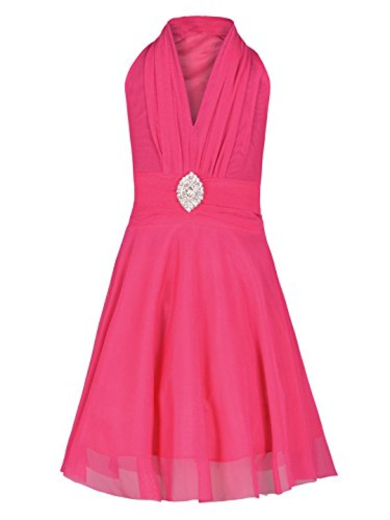 Aarika Girls Fit And Flare Regular Fit Premium Net Frock(C-204-Rani-24)