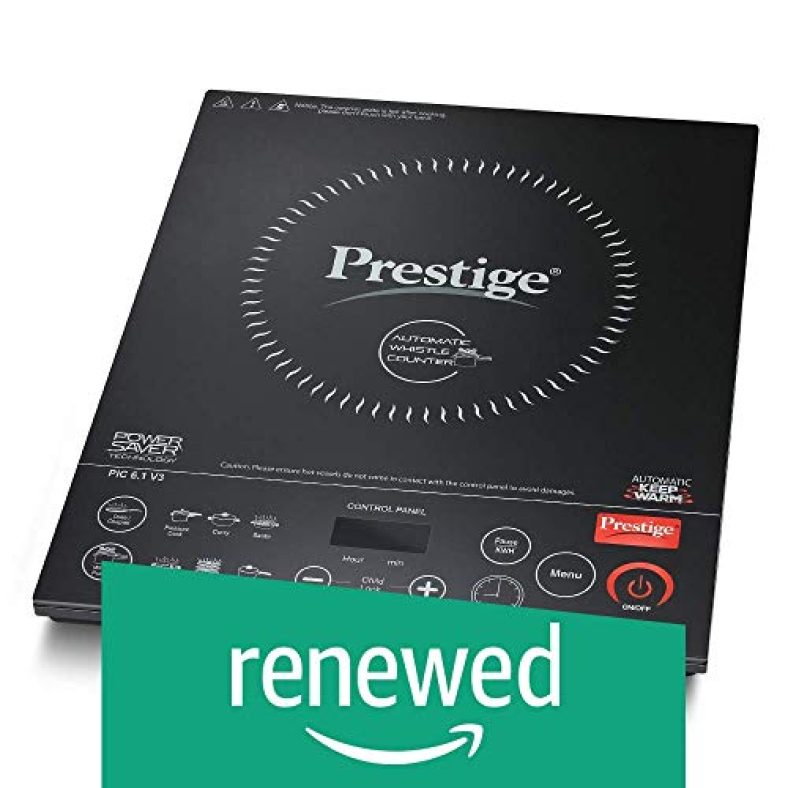 (Renewed) Prestige Pic 6.1 V3 2200-Watt Induction Cooktop (Black)