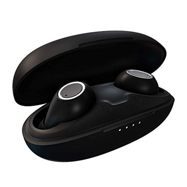 Xempt Bazzpod Bean Truly Wireless Bluetooth In Ear Earbuds With Mic (Matte Black)