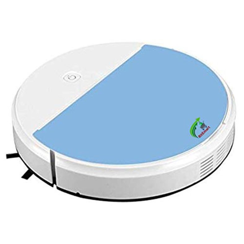 Ritemart Robotic Vacuum Floor Cleaner With Uv Disinfects Lights For Home Usb Rechargeable Dry Cleaning Sweeper For Tiles/Marble/Wooden Floor, High Suction Quiet Mini Sweeping Machine (Multicolour)