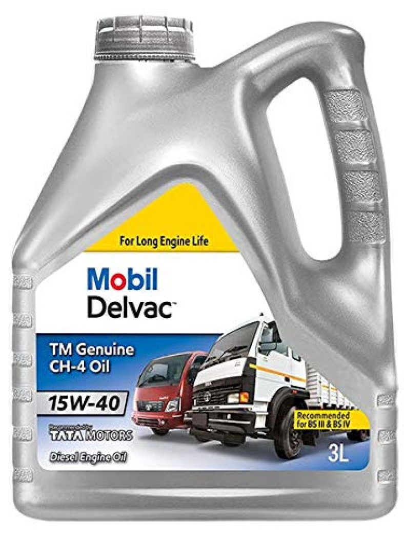 Mobil Delvac Tm Genuine Api Ch-4 15W-40 Diesel Engine Oil For Trucks (3L)