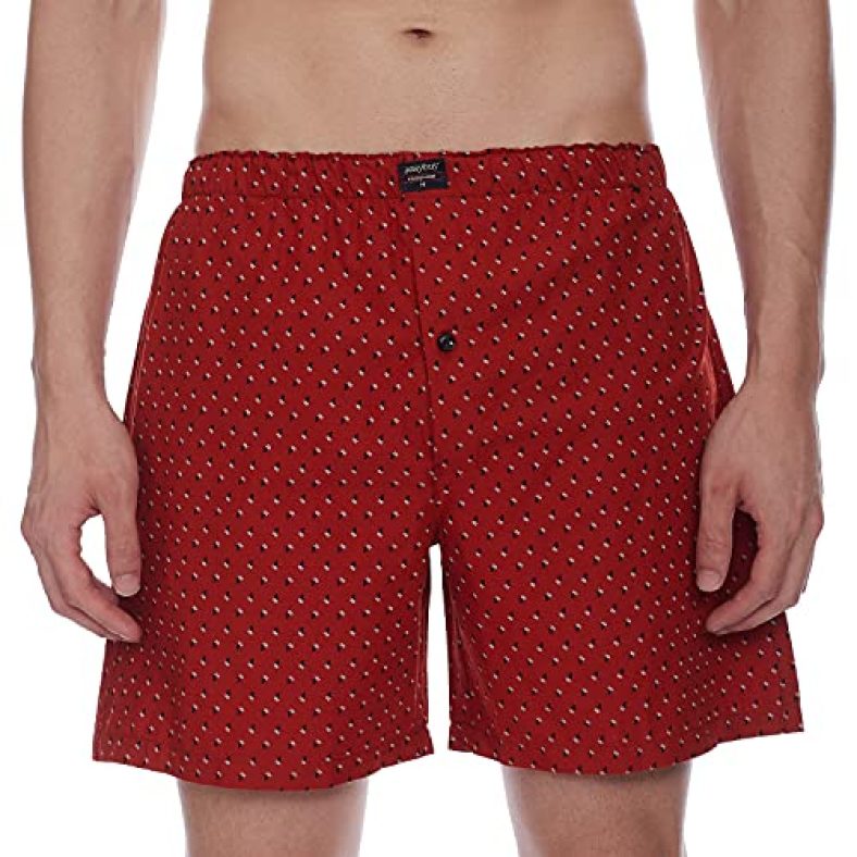 Easybuy Men’S Boxer Shorts (Sp21Mi05Mb_Coral_S)