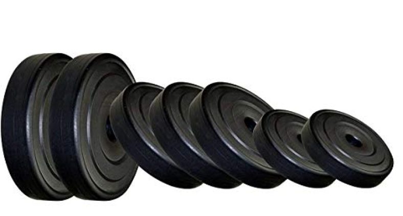 Body Maxx Home Gym Combo Of 4 Pvc Weight Plates