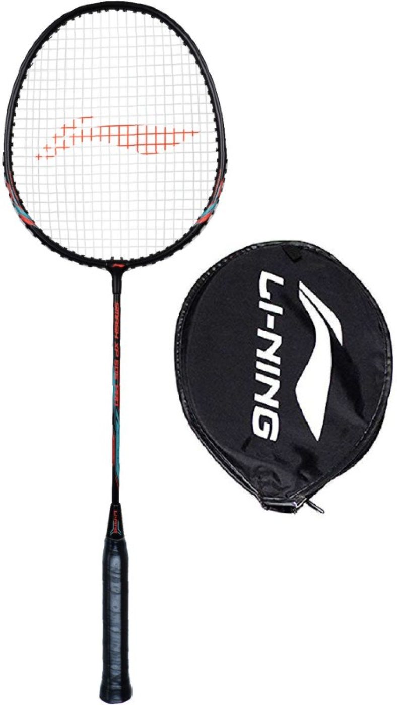 Li-Ning Smash Xp 505 Pro Black, Orange Strung Badminton Racquet(Pack Of: 1, 90 G)