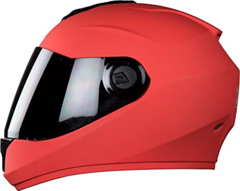 Steelbird Hi-Gn Sbh-11Abs Material Shell Dashing Red With Smoke Visor, 580 Mm