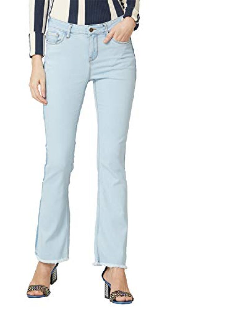 Vero Moda Women’S Boot Cut Jeans (214914201_Light Blue_31)