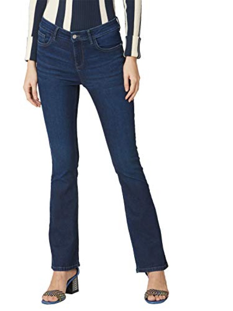 Vero Moda Women’S Boot Cut Jeans (214914701_Dark Blue_29)