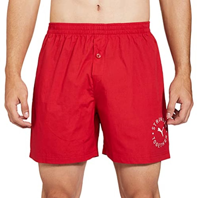 Men’S Boxer Basic 008- Pack Of 1 Red
