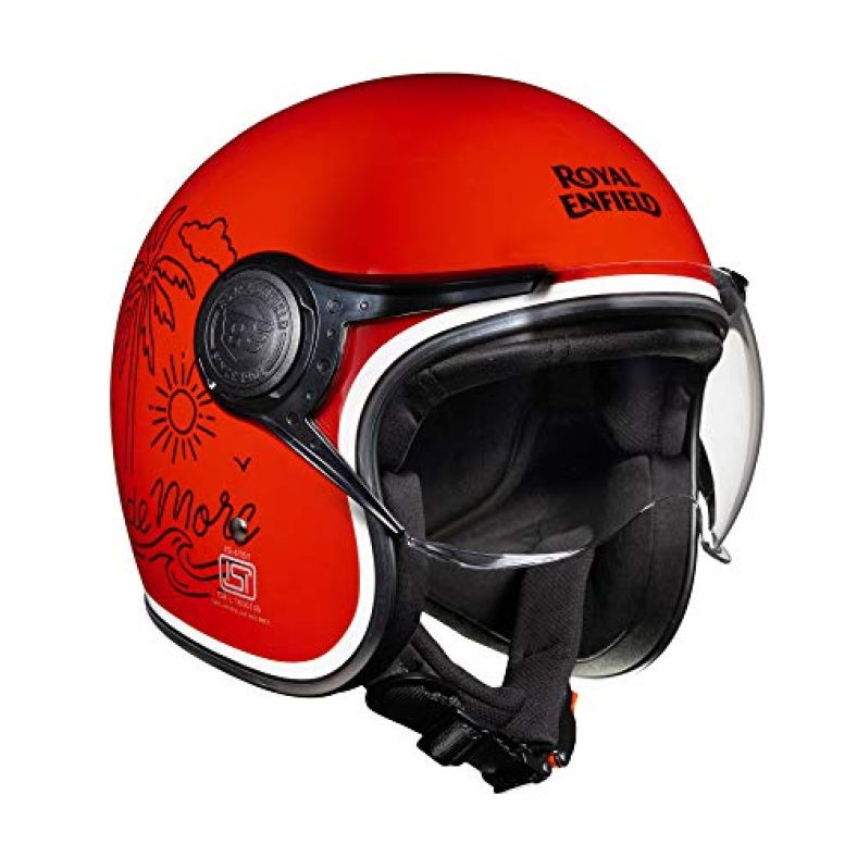 Royal Enfield Open Face Rj1 Ece Ventura Red L (Rrghen000107)