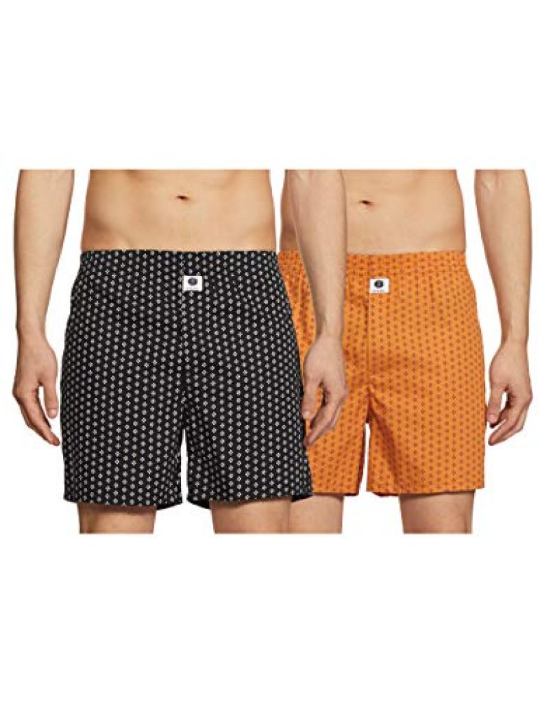 Amazon Brand – Symbol Men’S Printed Boxers (Pack Of 2) (Syaw20Tobox02-Po2_Multicolor-12_Medium)