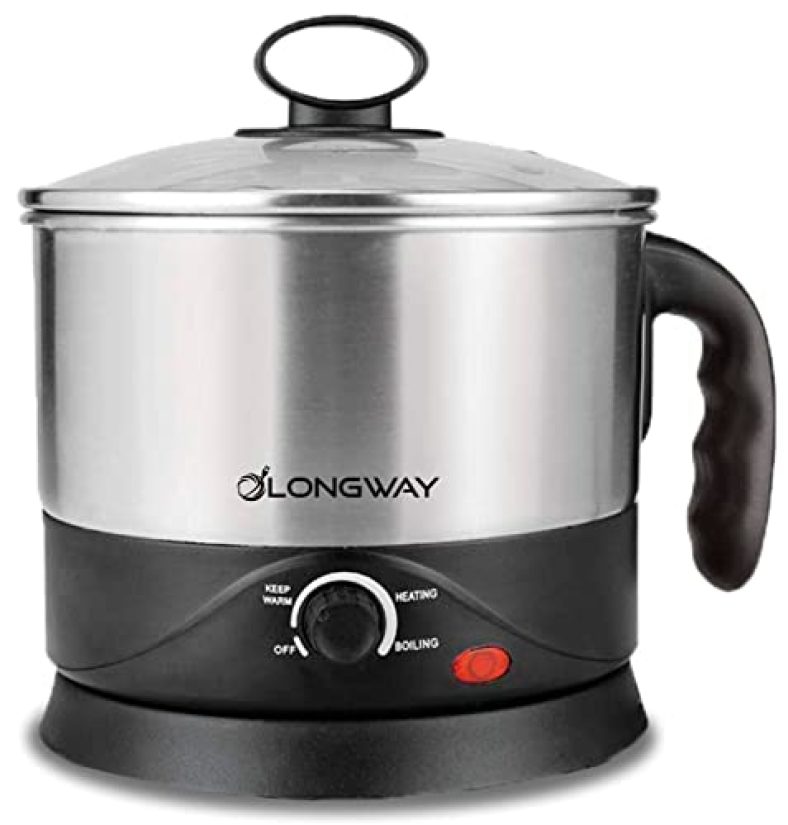 Longway Handy Multi Cooker Electric Kettle (1.5 L, Black)